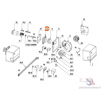 BRIDE POUR BRULEUR GOS 2003...