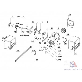 Electrodes d'allumage...